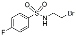N1-(2-Bromoethyl)-4-fluorobenzene-1-sulfonamide 结构式