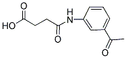 N-(3-ACETYL-PHENYL)-SUCCINAMIC ACID 结构式