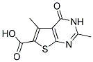 2,5-DIMETHYL-4-OXO-3,4-DIHYDRO-THIENO[2,3-D]-PYRIMIDINE-6-CARBOXYLIC ACID 结构式