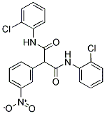 3-NITROBENZENE MALONIC ACID AMIDE, N-ORTHO-CHLOROBENZENE 结构式