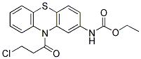 [10-(3-CHLORO-PROPIONYL)-10H-PHENOTHIAZIN-2-YL]-CARBAMIC ACID ETHYL ESTER 结构式
