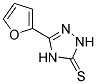 5-(2-FURYL)-2,4-DIHYDRO-[1,2,4]-TRIAZOLE-3-THIONE 结构式