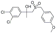 2-(3,4-DICHLOROPHENYL)-1-[(4-METHOXYBENZYL)SULFONYL]-2-PROPANOL 结构式