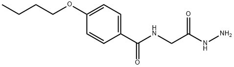 4-BUTOXY-N-(2-HYDRAZINO-2-OXOETHYL)BENZAMIDE 结构式