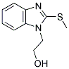 2-[2-(METHYLTHIO)-1H-BENZIMIDAZOL-1-YL]ETHANOL 结构式