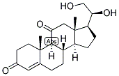 4-PREGNEN-20-BETA, 21-DIOL-3,11-DIONE 结构式