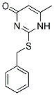 2-(Benzylthio)-6-methylpyrimidin-4(1H)-one 结构式