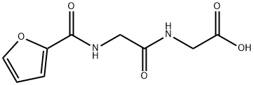 2-[2-(呋喃-2-基甲酰胺基)乙酰胺基]乙酸 结构式