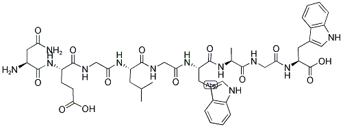 ASN-GLU-GLY-LEU-GLY-TRP-ALA-GLY-TRP 结构式