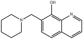 7-哌啶甲基-8-羟基喹啉 结构式