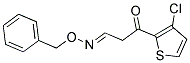 3-(3-CHLORO-2-THIENYL)-3-OXOPROPANAL O-BENZYLOXIME 结构式