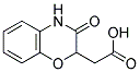 3,4-DIHYDRO-3-OXO-2H-(1,4)-BENZOXAZIN-2-YLACETIC ACID 结构式