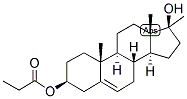 17ALPHA-METHYLANDROSTENDIOL PROPIONATE 结构式