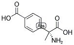 4-((1R)-1-AMINO-1-CARBOXYETHYL)BENZOIC ACID 结构式