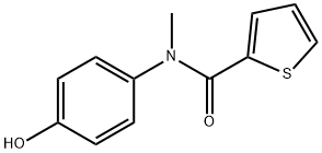 N-(4-HYDROXYPHENYL)-N-METHYL-2-THIENYLFORMAMIDE 结构式