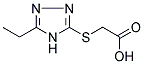 (5-ETHYL-4 H-[1,2,4]TRIAZOL-3-YLSULFANYL)-ACETIC ACID 结构式