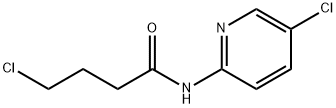 4-CHLORO-N-(5-CHLORO-2-PYRIDINYL)BUTANAMIDE 结构式