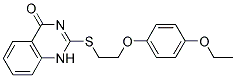 2-([2-(4-ETHOXYPHENOXY)ETHYL]THIO)QUINAZOLIN-4(1H)-ONE 结构式