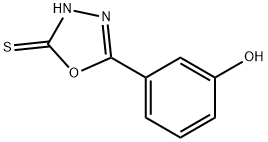 3-(5-巯基-[1,3,4]恶二唑-2-基)-苯酚 结构式