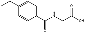 [(4-ETHYLBENZOYL)AMINO]ACETIC ACID 结构式