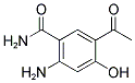 5-Acetyl-2-amino-4-hydroxy-benzamide 结构式