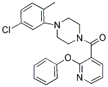 4-(5-CHLORO-2-METHYLPHENYL)PIPERAZINYL 2-PHENOXY(3-PYRIDYL) KETONE 结构式