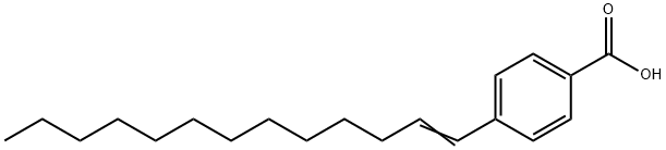 4-(1-TRIDECENYL)BENZENECARBOXYLIC ACID 结构式