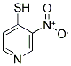 3-NITRO-4-SULFANYLPYRIDINE 结构式