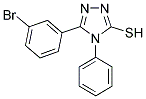 5-(3-溴苯基)-4-苯基-2H-1,2,4-三唑-3-硫酮 结构式