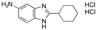 2-环己基-1H-1,3-苯并咪唑-5-胺二盐酸盐 结构式