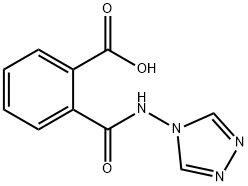 2-[(4H-1,2,4-TRIAZOL-4-YLAMINO)CARBONYL]BENZENECARBOXYLIC ACID 结构式