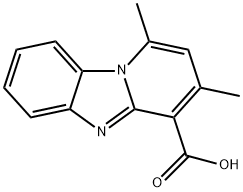 1,3-DIMETHYL-BENZO[4,5]IMIDAZO[1,2-A]PYRIDINE-4-CARBOXYLIC ACID 结构式