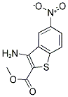 METHYL 3-AMINO-5-NITROBENZO[B]THIOPHENE-2-CARBOXYLATE 结构式