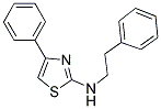 4-PHENYL-N-(2-PHENYLETHYL)-1,3-THIAZOL-2-AMINE 结构式