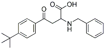 2-(Benzylamino)-4-[4-(tert-butyl)phenyl]-4-oxobutanoic acid 结构式