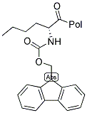 FMOC-D-NLE-WANG RESIN 结构式