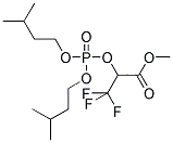 METHYL 2-([DI(ISOPENTYLOXY)PHOSPHORYL]OXY)-3,3,3-TRIFLUOROPROPANOATE 结构式