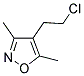 4-(2-氯乙基)-3,5-二甲基异恶唑 结构式