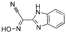 (2E)-1H-Benzimidazol-2-yl(hydroxyimino)acetonitrile 结构式
