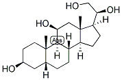 5-BETA-PREGNAN-3-BETA, 11-BETA, 20-BETA, 21-TETROL 结构式