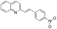 2-[(E)-2-(4-NITROPHENYL)VINYL]QUINOLINE 结构式