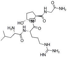 LEU-ARG-HYP-GLY-NH2 结构式