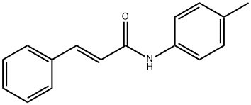 N-(4-甲基苯基)-3-苯丙烯酰胺 结构式