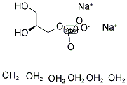 1-GLYCEROPHOSPHATE DISODIUM SALT 6 H2O 结构式