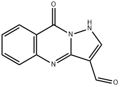 9-OXO-1,9-DIHYDRO-PYRAZOLO[5,1-B]QUINAZOLINE-3-CARBALDEHYDE 结构式