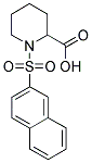 1-(2-NAPHTHYLSULFONYL)PIPERIDINE-2-CARBOXYLIC ACID 结构式