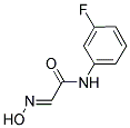 (2E)-N-(3-FLUOROPHENYL)-2-(HYDROXYIMINO)ACETAMIDE 结构式