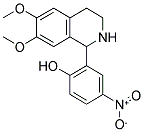 6,7-DIMETHYL-1-(2-HYDROXY-5-NITROPHENYL)-1,2,3,4-TETRAHYDROISOQUINOLINE 结构式