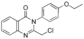 2-(CHLOROMETHYL)-3-(4-ETHOXYPHENYL)QUINAZOLIN-4(3H)-ONE 结构式