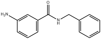 3-氨基-N-(苄基)苯甲酰胺 结构式